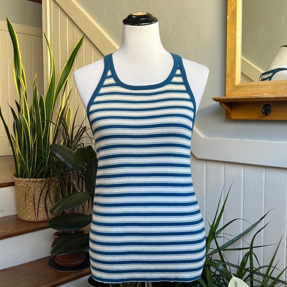 NWT Ralph Lauren Ribbed Striped Tank Top - Picture 2 of 16